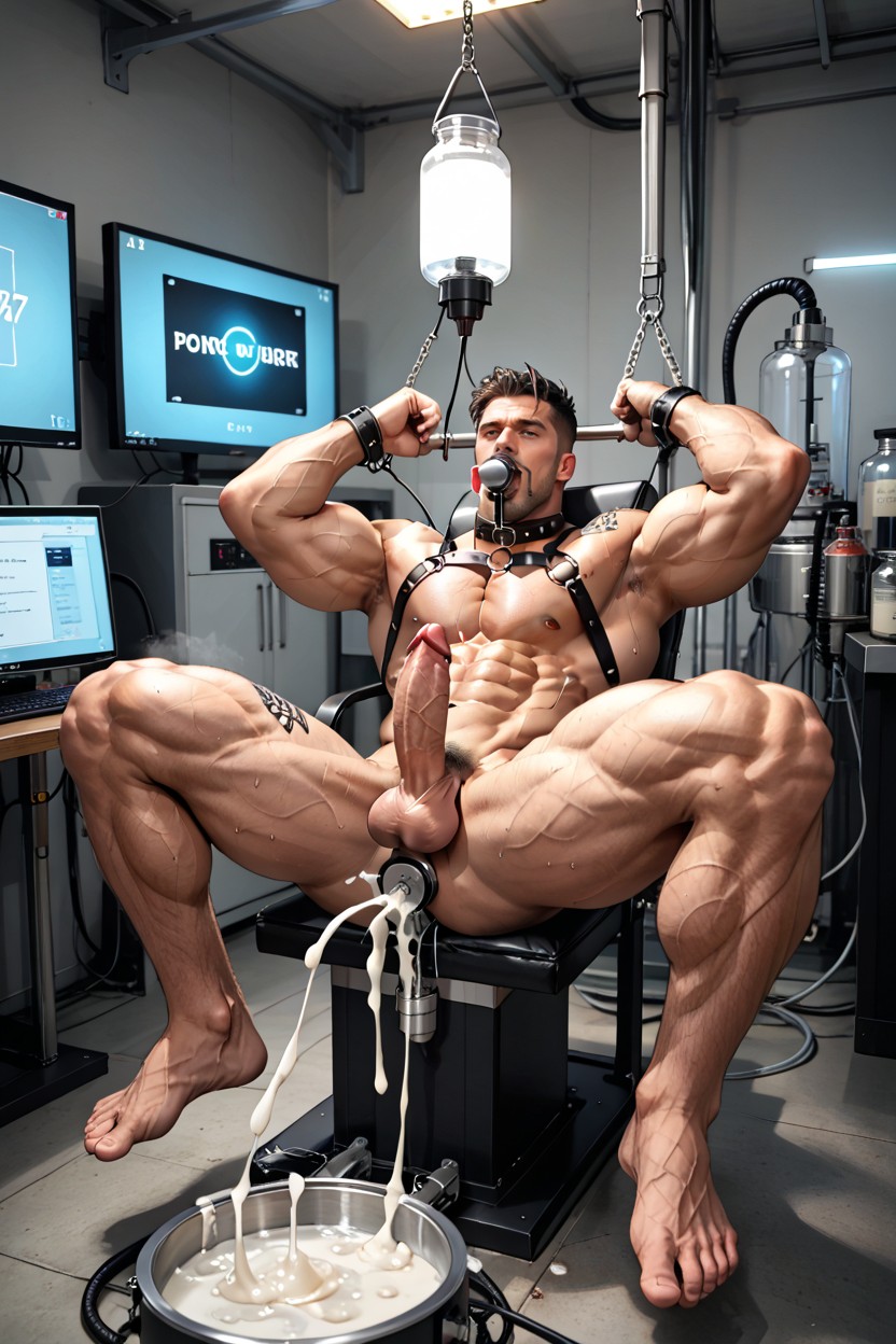 Being Milked, Huge Pecs, Huge Penis AI同性戀黃片