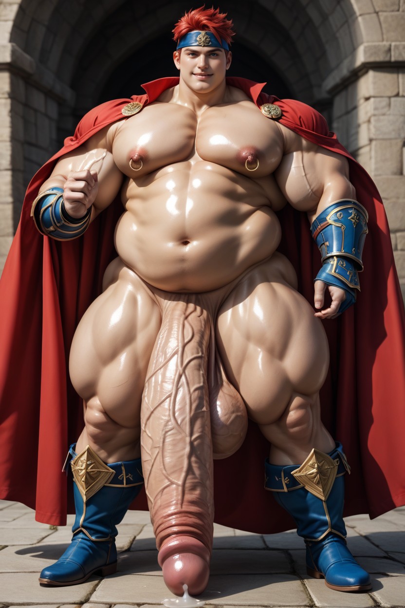 Broad Shoulders, Cosplay, Nipple Rings Porno IA Gay