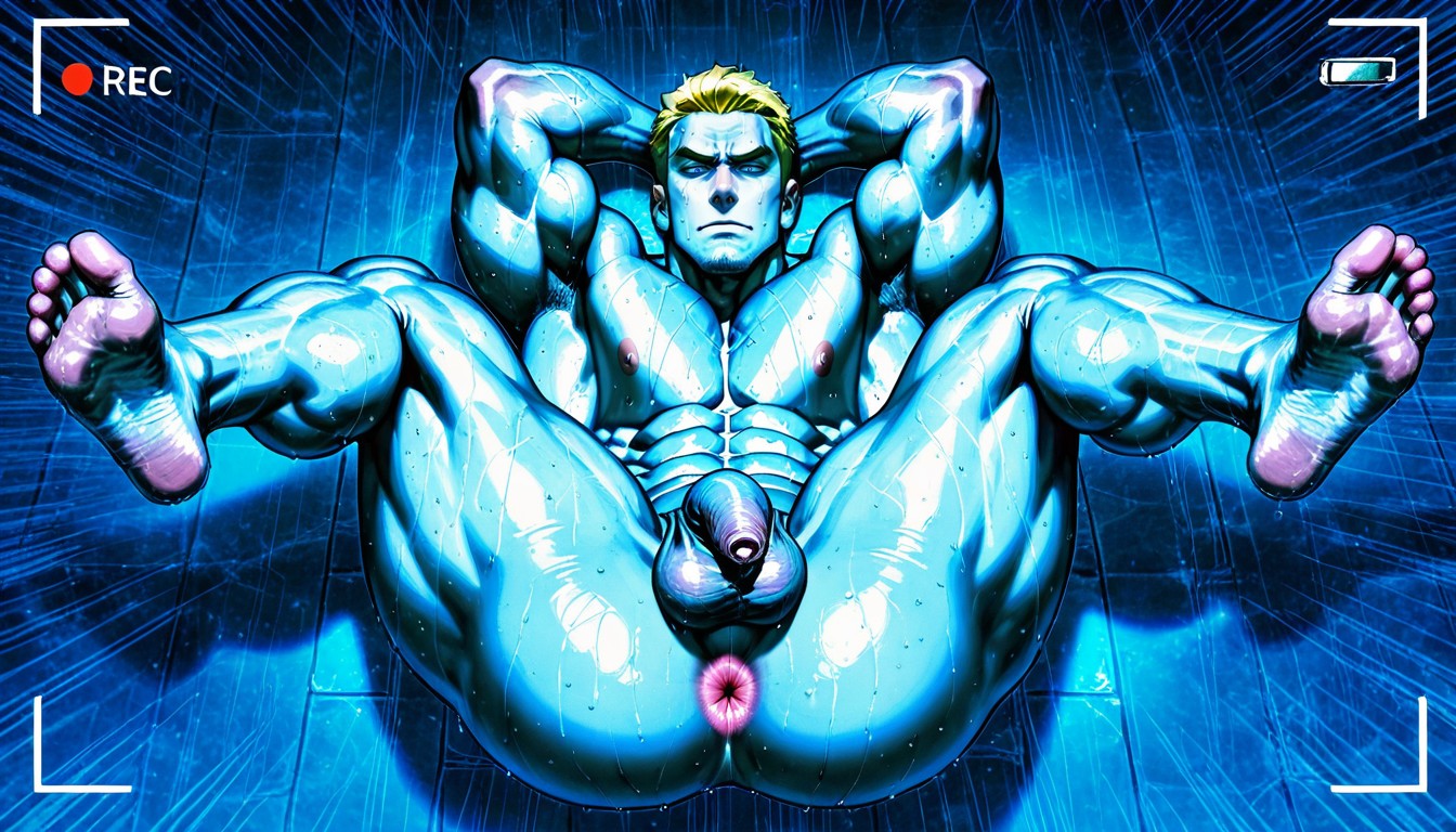 Body Fat, Huge Muscular Thighs And Legs, Huge Muscular Body AI同性戀黃片