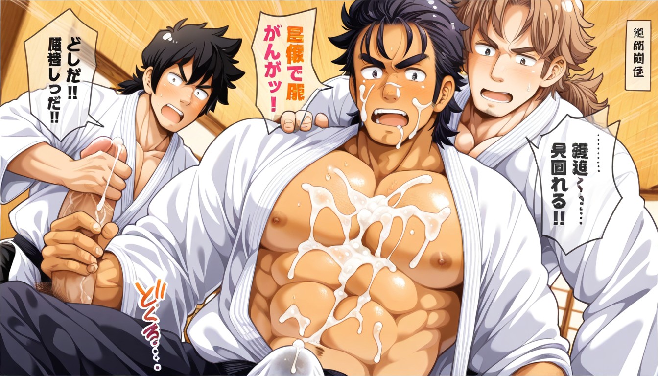 Uncensored, Tokunou Gyuunyuu Ikagassuka, Leaking Precum Through Fabric AI Gay Porn