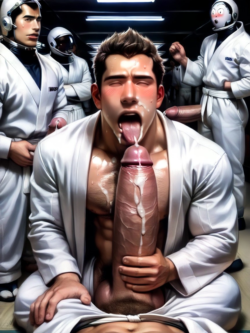 Shocked, Clenched Teeth, Uncensored AI Gay Porn