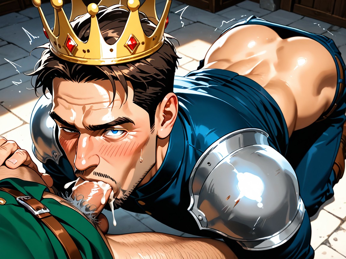 Set In A King’s Castle, Masculine Face, Masculine Macho Men Only AI同性戀黃片