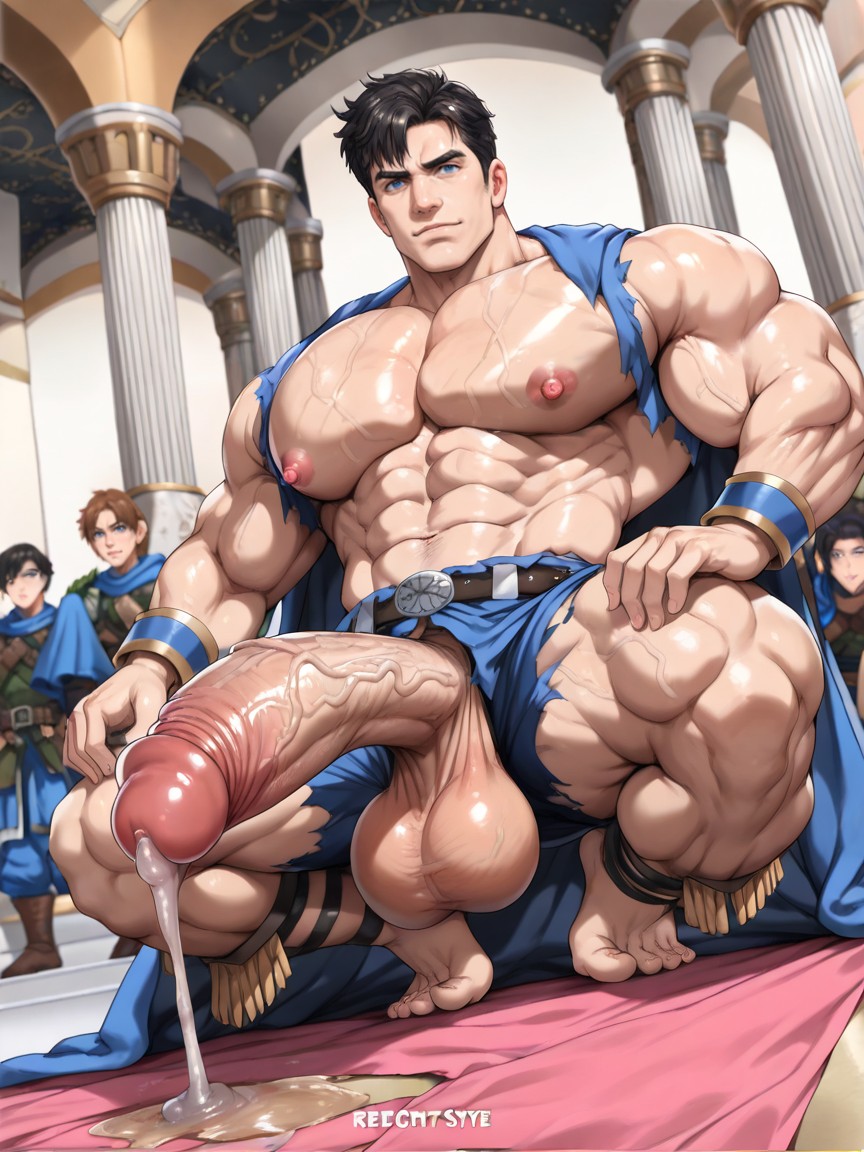 Cosplay, Massive Thick Girth Uncut Cock, Naked Male_bodybuilder Porno IA gay