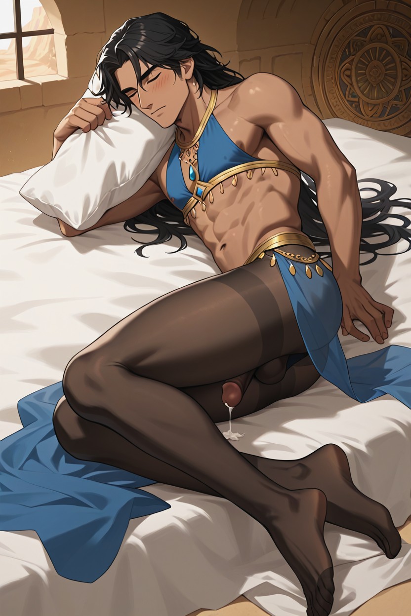 Napping, Lone Male, Daylight AI Gay Porn