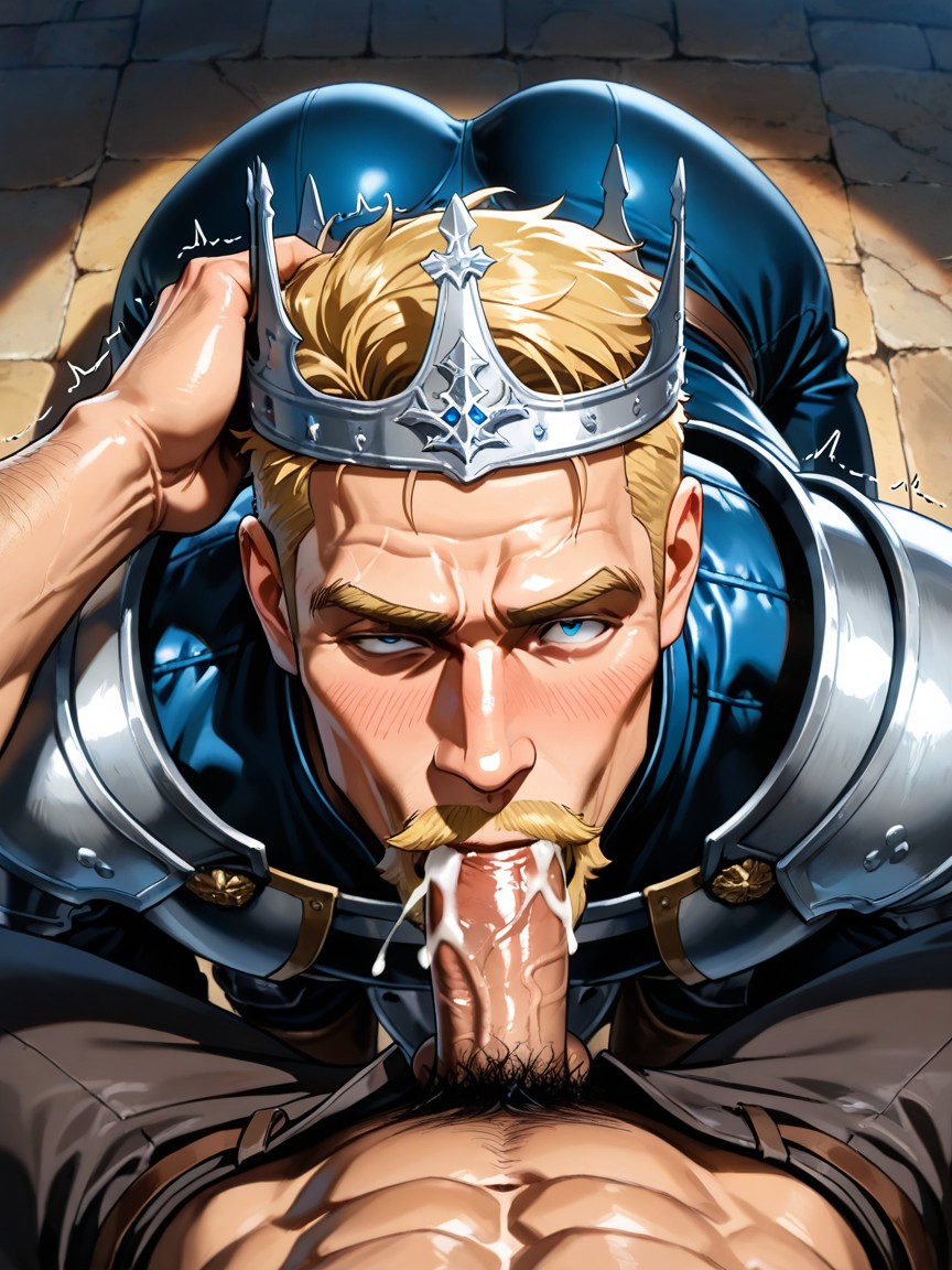 Fit, Showing Off His Muscular Tight Clothed Butt In Knights Pants, Masculine Chiseled Jawline AI同性戀黃片