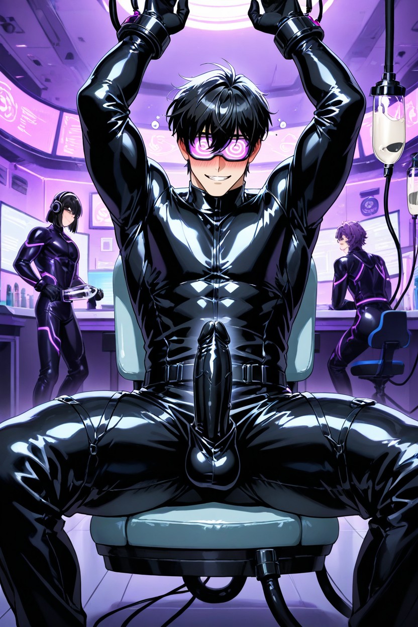 Black Hair, Legs Spread, 耳机 AI同性恋黄片