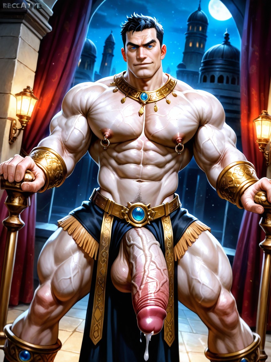 角色扮演, Oversized Heavy Round Defined Bulging Square Veiny Hard Pecs, Dynamic Pose AI同性戀黃片