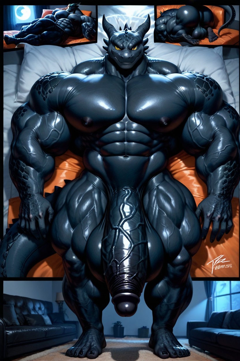Very Thick Body, Gigantic Thighs, Massive Pecs Porno gay IA