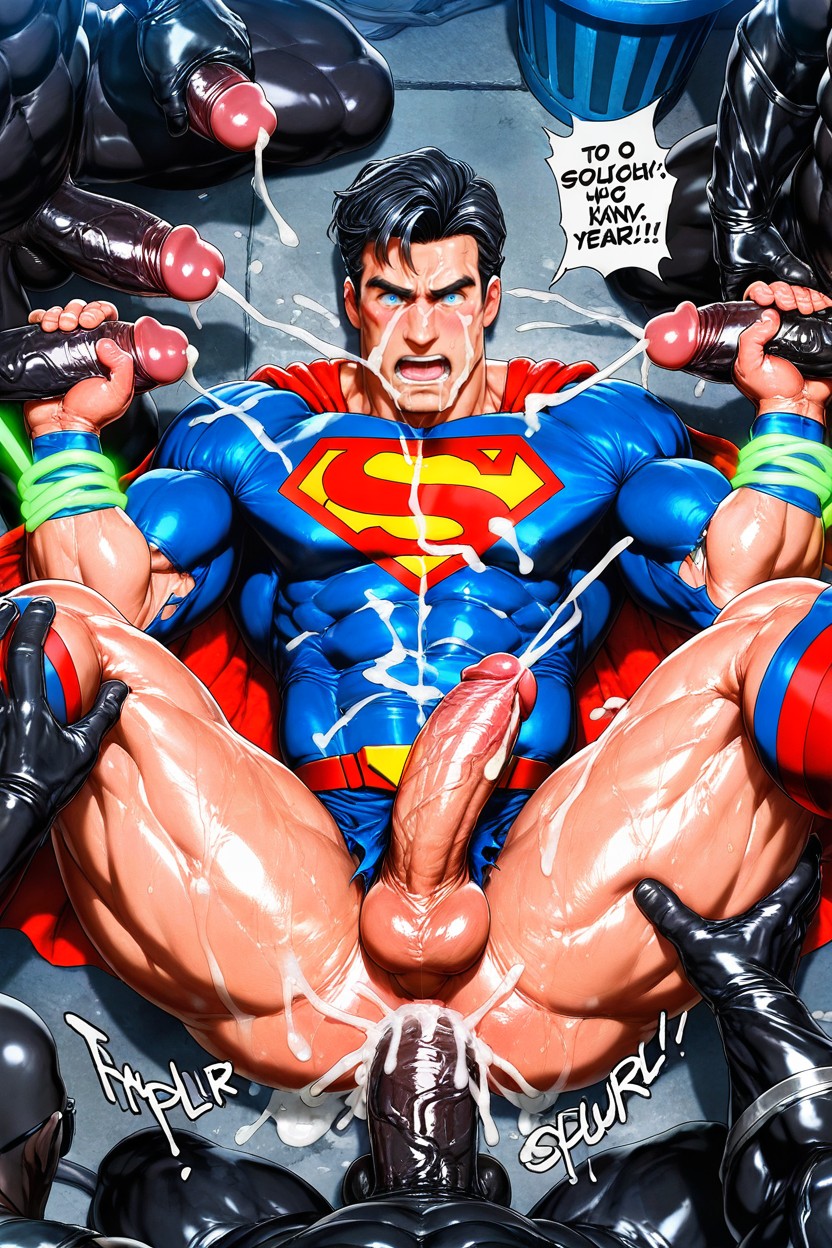 Looking At Viewer, Cum Everywhere, Excessive Hyper Cumshot AI Gay Porn