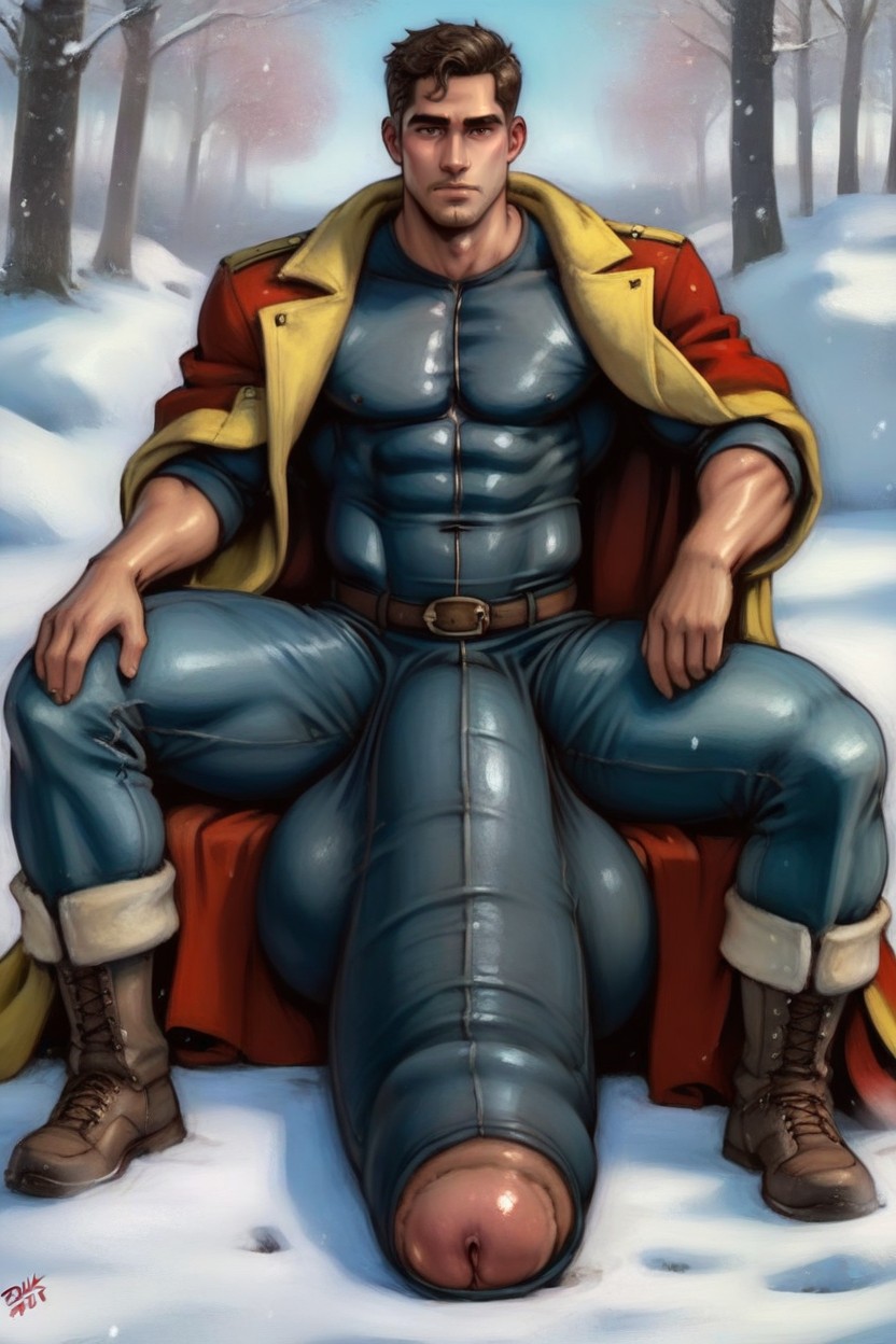 Drawing, Safe For Work, Massive Bulge With Straining Fabric All Across AI同性戀黃片