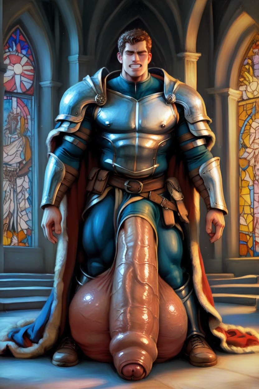 Erection Visible Through Bulging Fabric, Perfect Impossibly Oversized Thick And Extra Long Hyper Dick, Hyper Bulge AI同性恋黄片