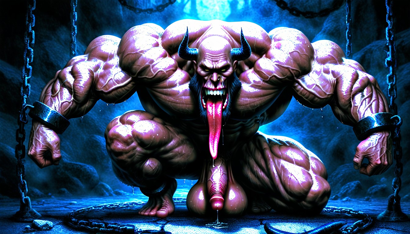 Detailed Image, Showing Back, Muscular Pecs AI Gay Porn