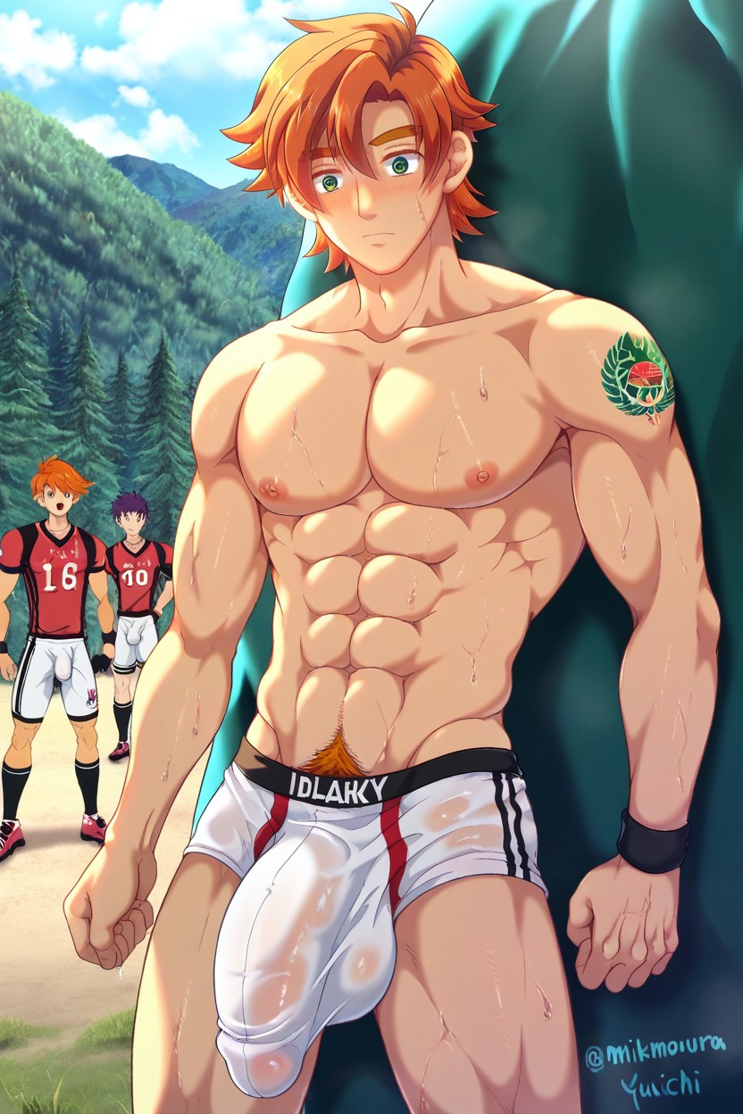 Derek Red Hair, K, Mikkoukun Art Style AI Gay Porn
