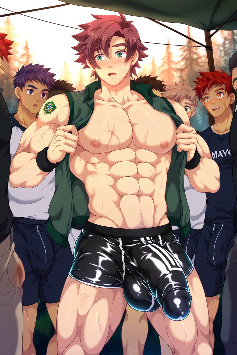 All Eyes On Their Lower Bodies, K, Derek Red Hair AI Gay Porn