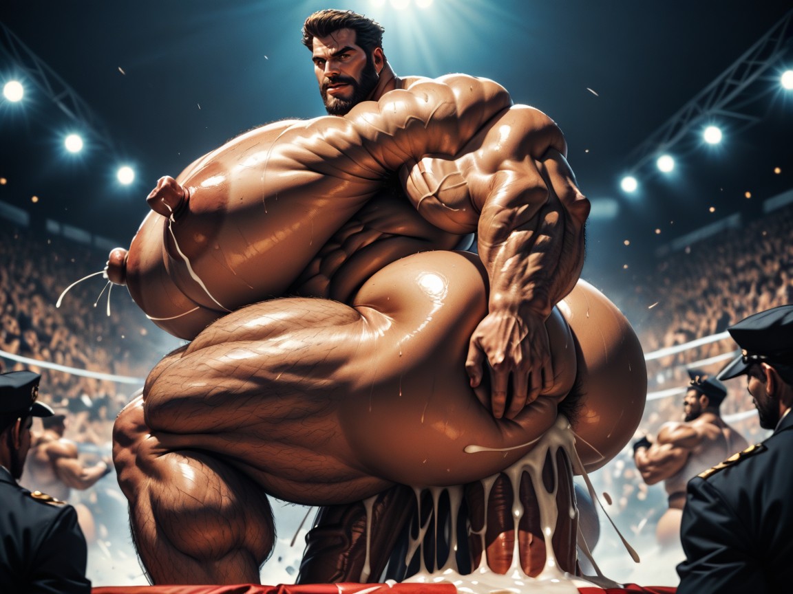 Huge Cocks On Ass And In Ass, Both Boobs Getting Sucked Hard, Huge Hyper Nipples AI Gay Porn