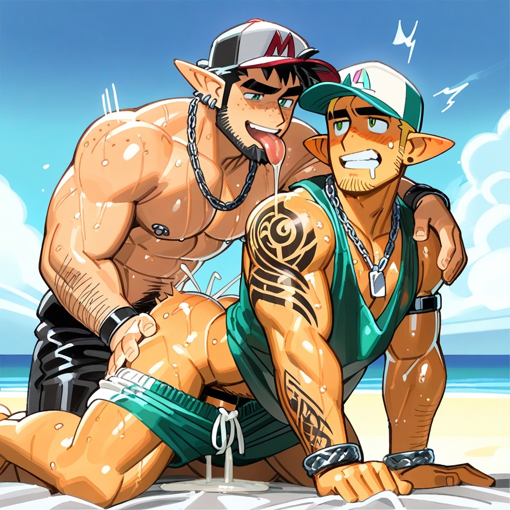 Gay Anal Sex, Metal Cock Ring, Wamudraws Artstyle AI Gay Porn