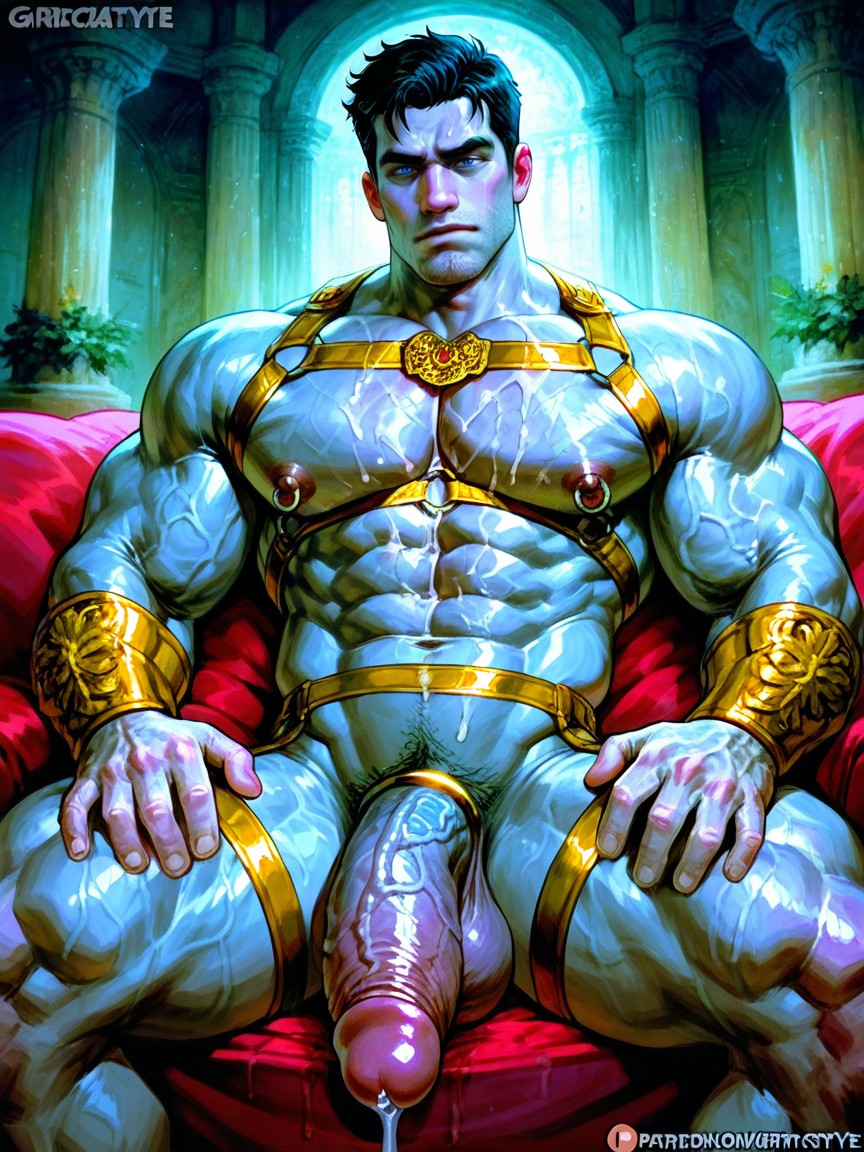 In Heat, Climax, Ancient Persian Palace AI Gay Porn