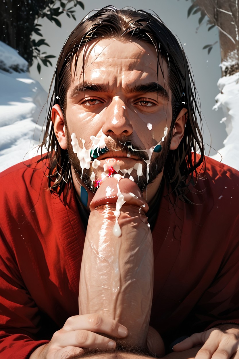 Handsome Bearded Manly Face, Scruffe Angular Masculline Face, Square Jaw Porno gay IA