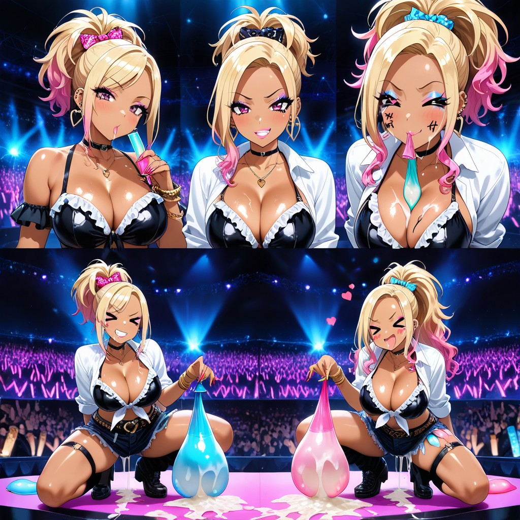 Super Massive Condom Balloon, Perfect Figure, Only Woman AI Gay Porn