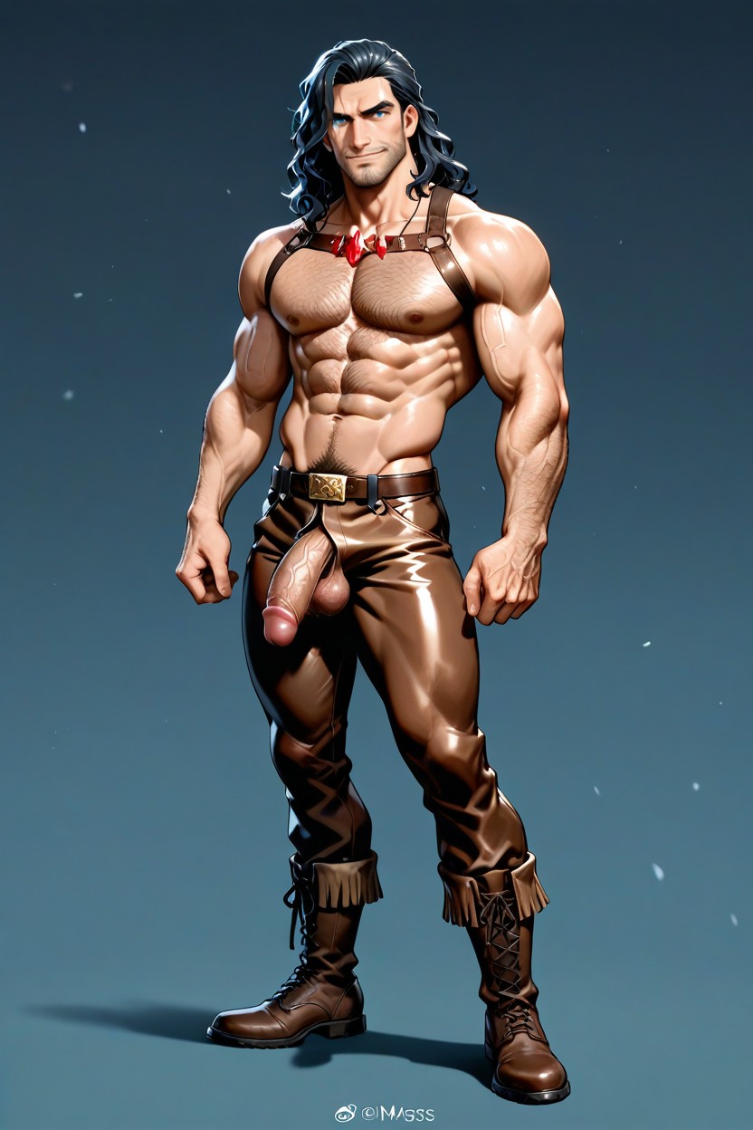 Disney's Gastón, Medium, Handsome AI Gay Porn