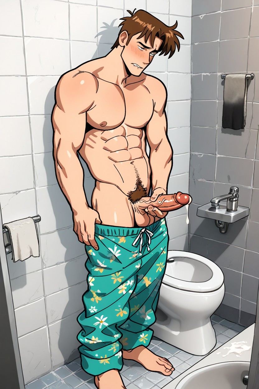 Solo, Small, Erect Penis AI Gay Porn