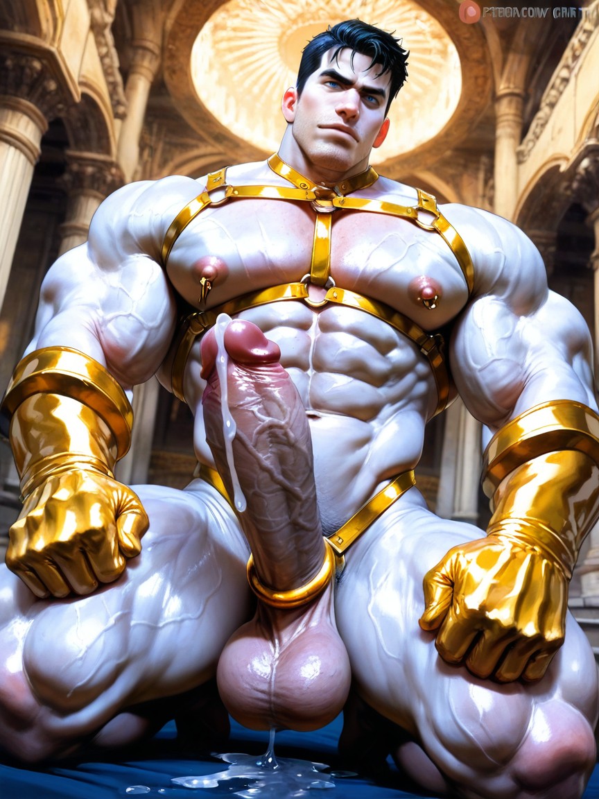 Defined Muscle Arms, Dutch Dynamic Angle, Jason Todd AI Gay Porn