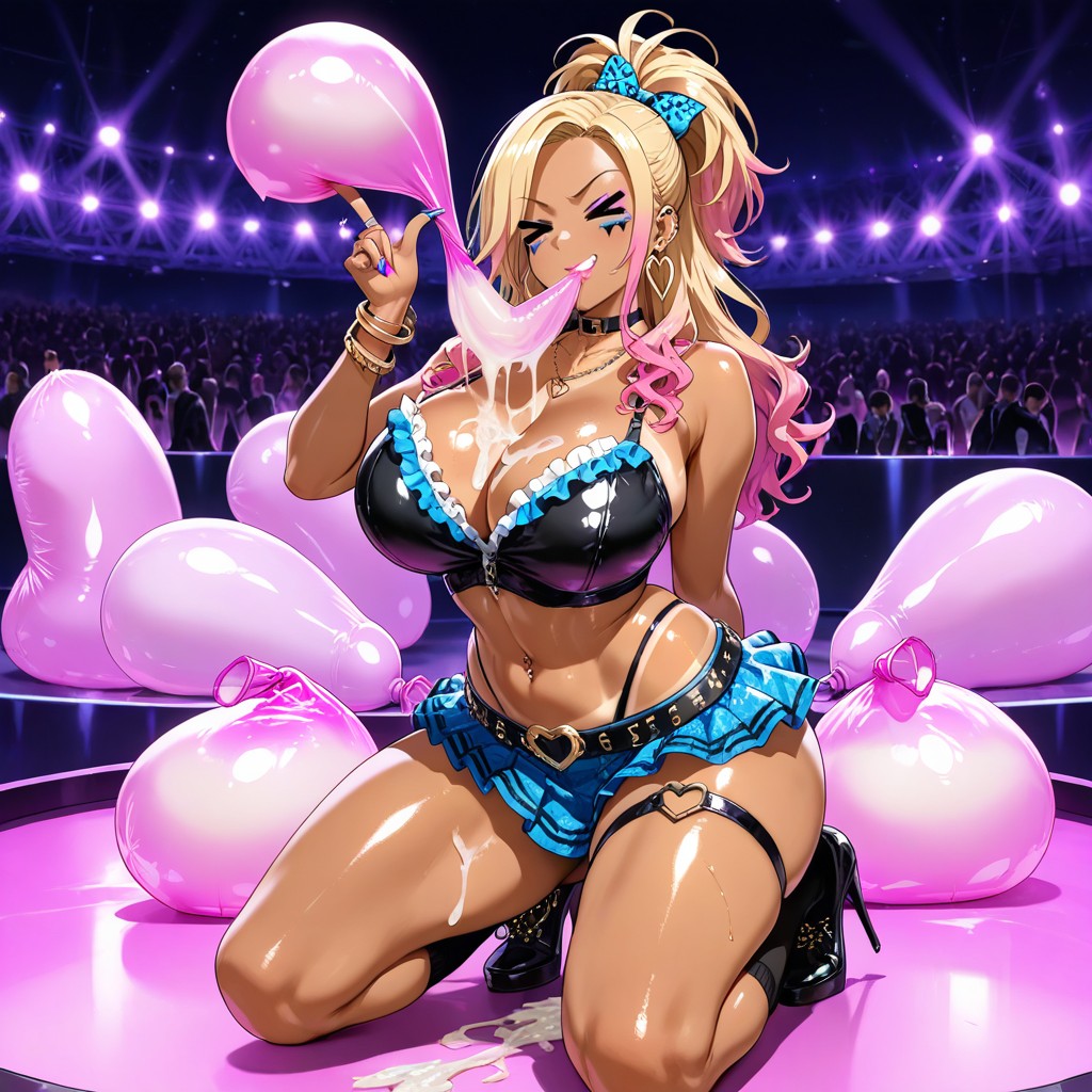 Xd, Super Massive Condom Balloon, Bust Shot AI Gay Porn