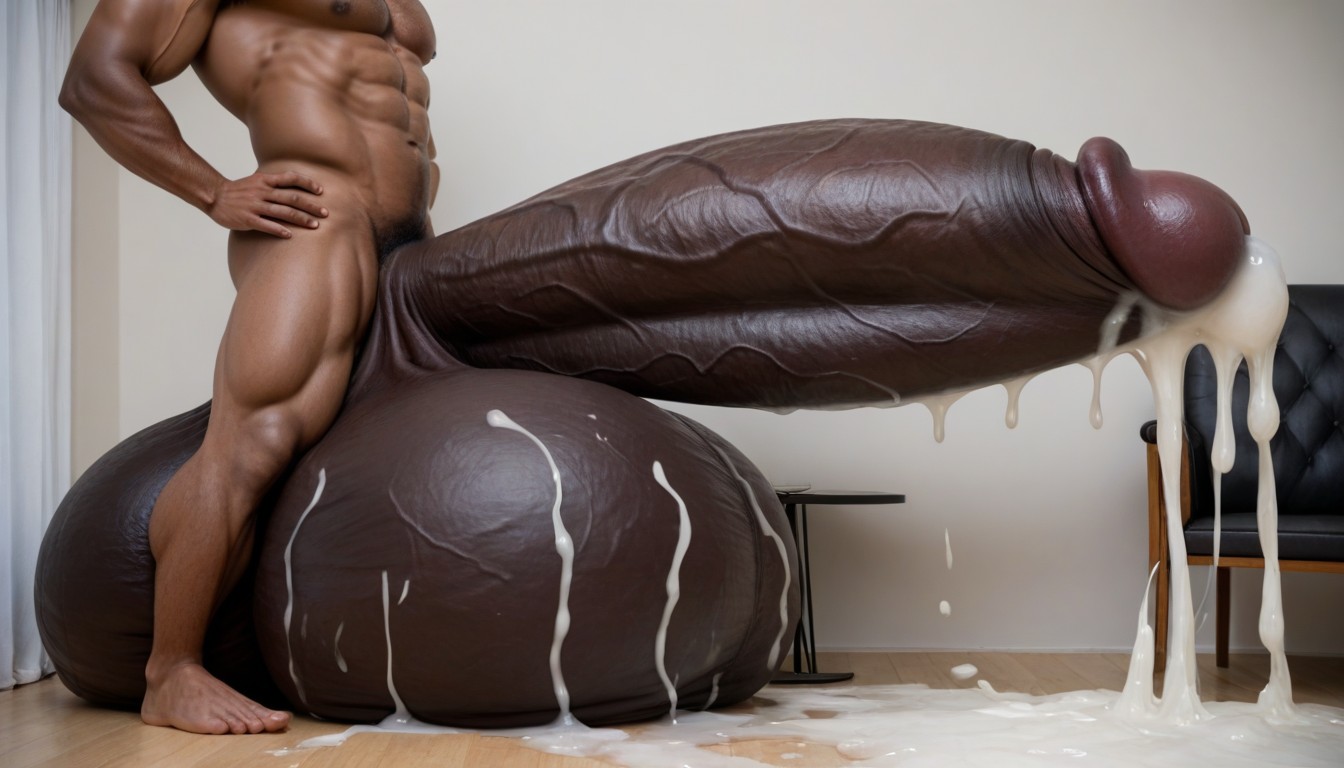 Close Up Of Cock, Extreme Hyper Balls, Hyper Balls AI Gay Porn