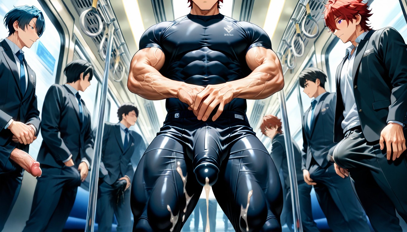 Low Angle, 25+, Huge Dick Bulge In The Pant AI Gay Porn