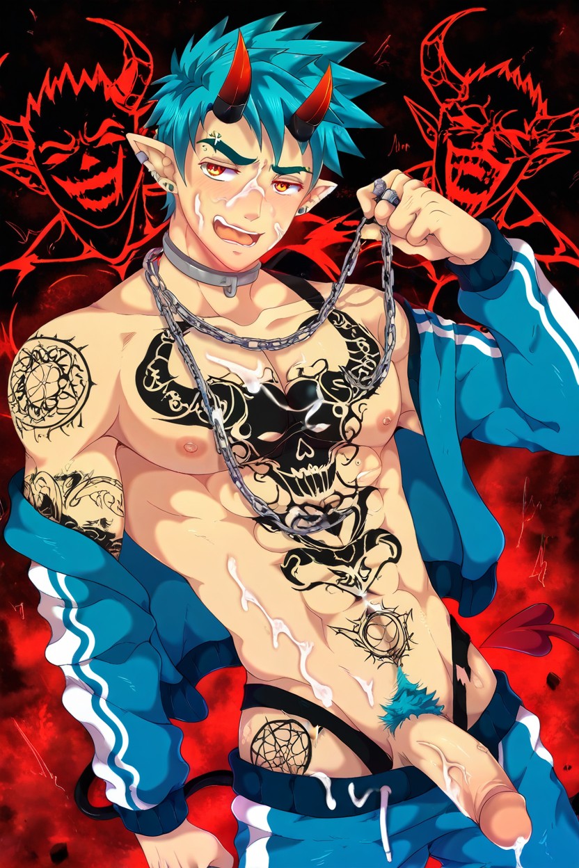 Evil Expression, Ripped Clothes , Bastard AI Gay Porn