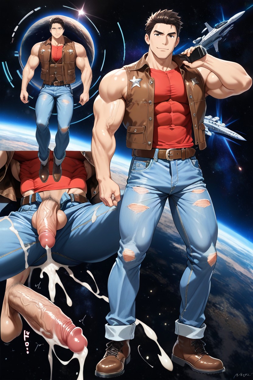 Exposed Cock, Gigantic Monster Cock, Exposed Balls AI Gay Porn