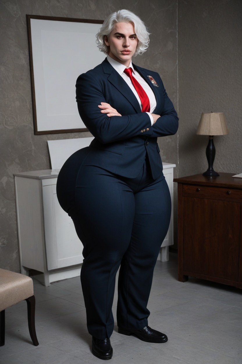 Very Curves, Thick Thighs, Classroom AI Gay Porn