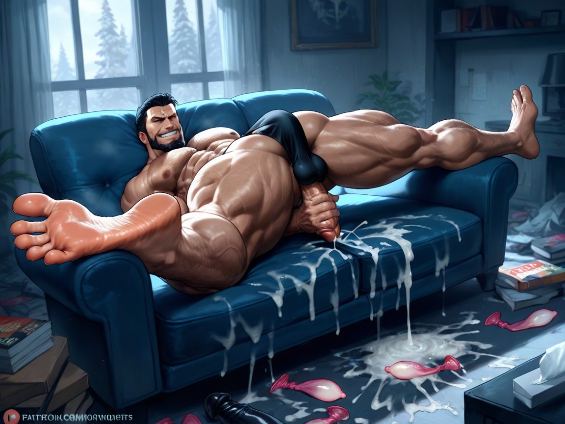Tissues, Sweaty, 25+ AI Gay Porn