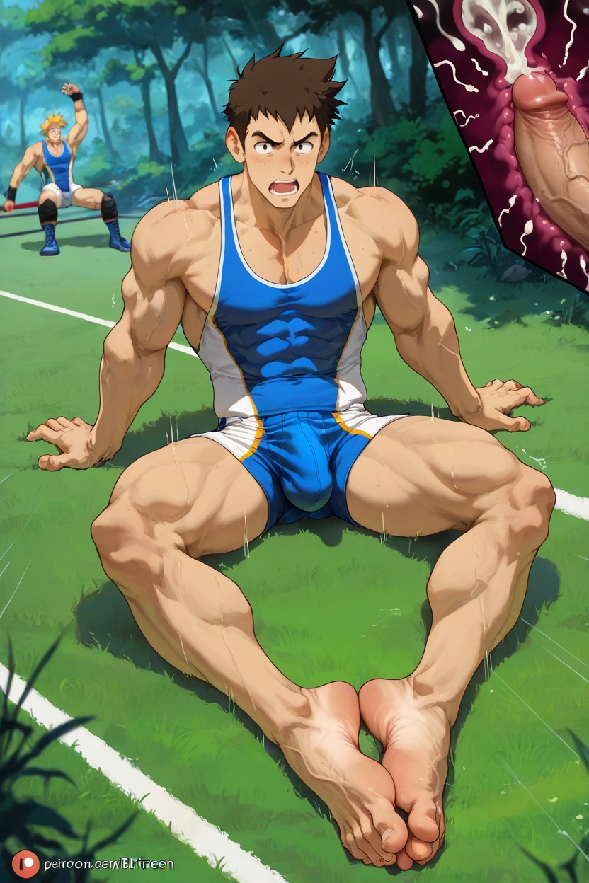 Cutesexyrobutts, Side View, Hard Penis AI Gay Porn