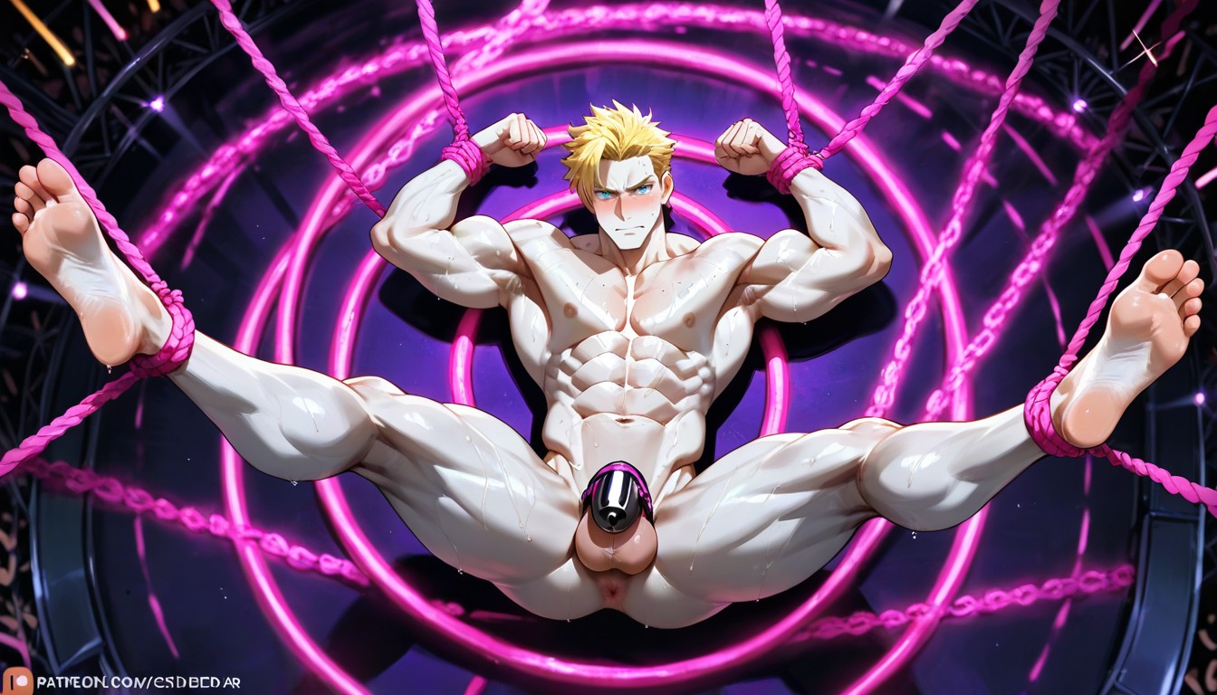 Very Blond Hair, 18+, Hdr AI Gay Porn
