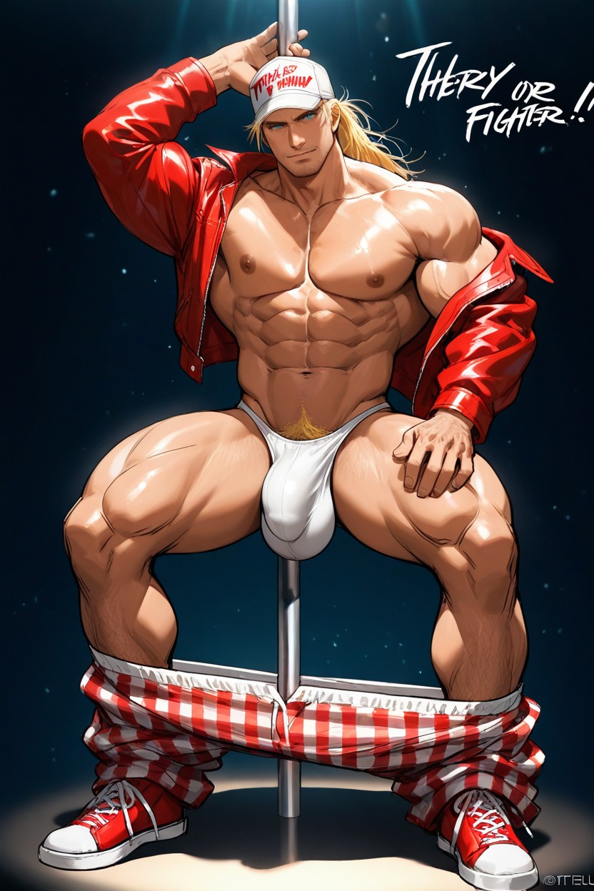 Neón Lights, Foreskin, Ultra High Resolution AI Gay Porn