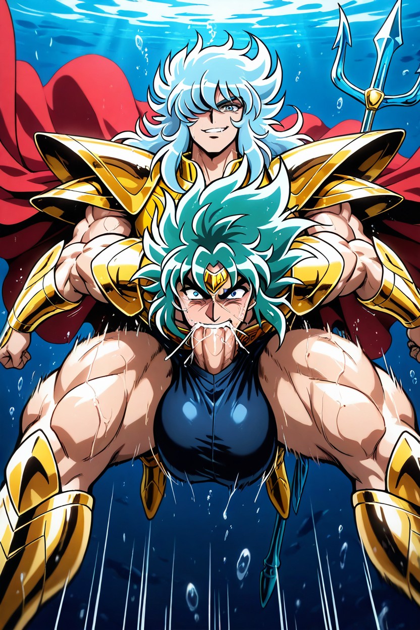 Muscles, Knights Of The Zodiac, Saint Seiya AI Gay Porn