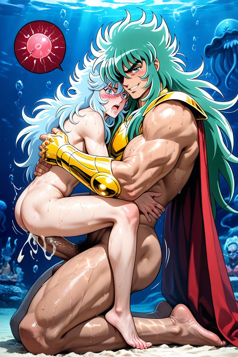 Two People, Saint Seiya, Male Only AI Gay Porn