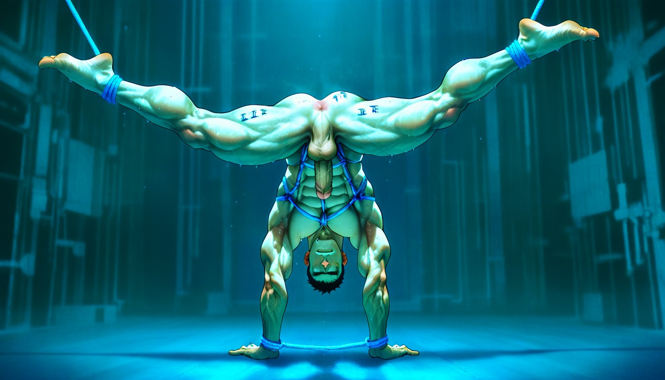 Dynamic Pose, Beitemian, Feet Completely In Frame AI Gay Porn