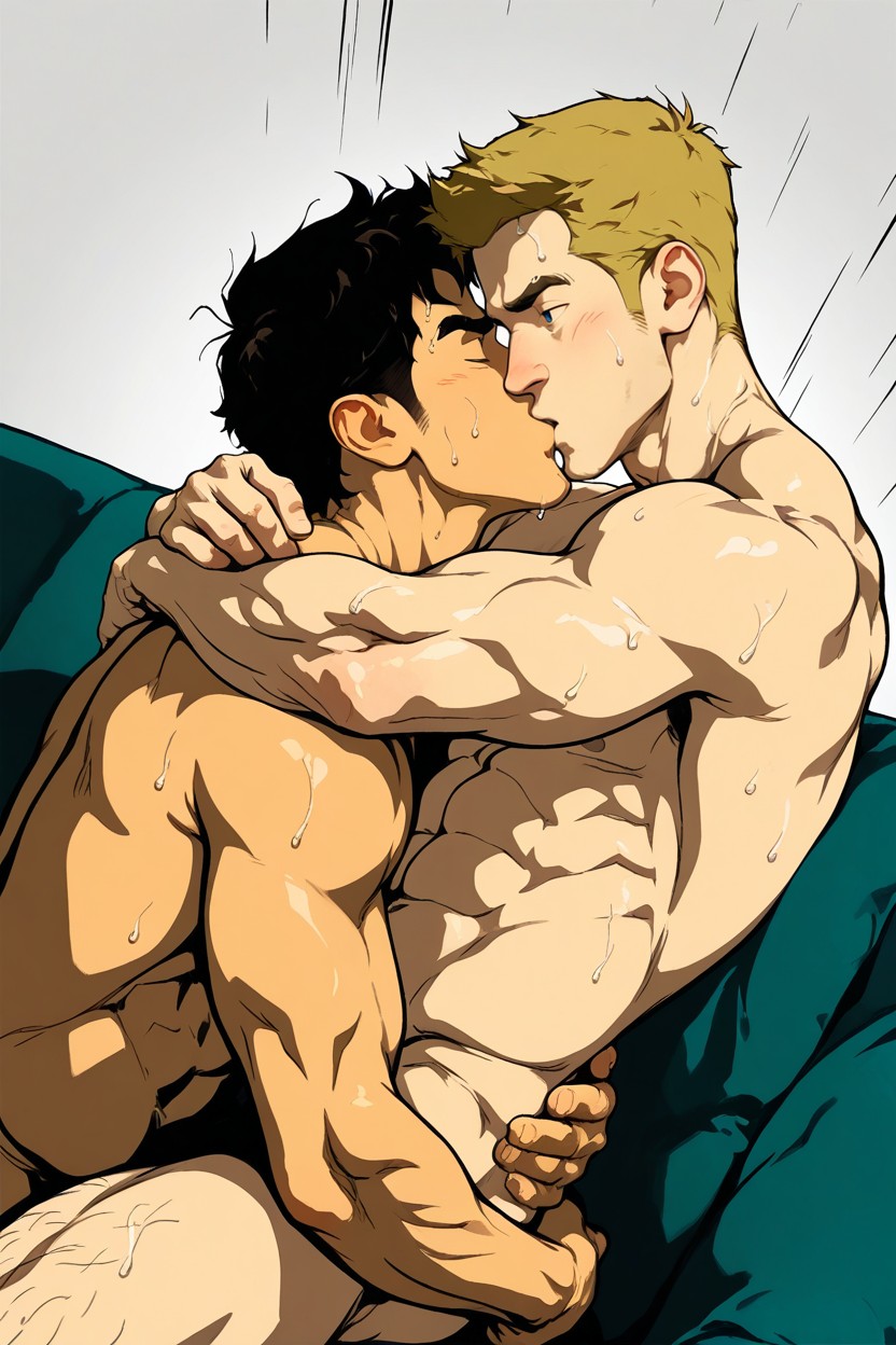 Upper Body, Highly Detailed, Kiss AI Gay Porn
