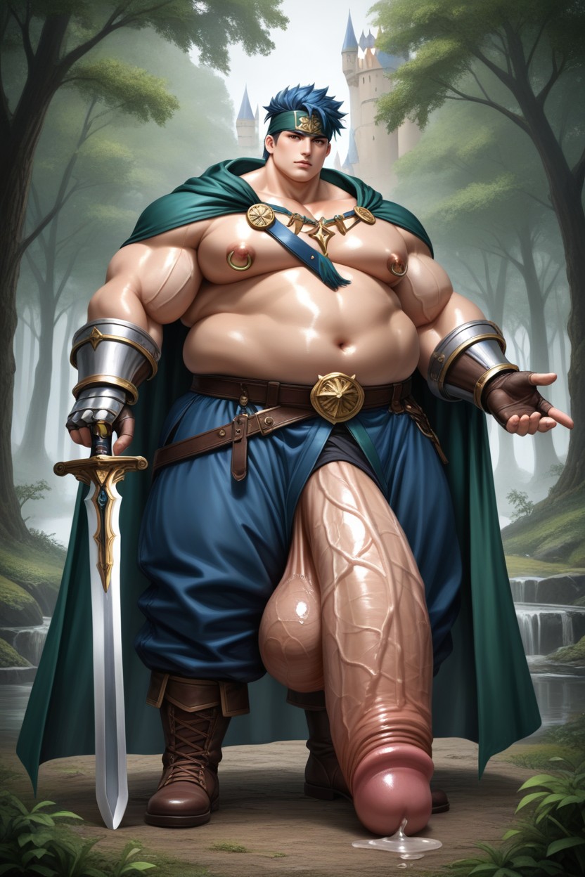 Flaccid, Ike, Armor Gloves AI Gay Porn