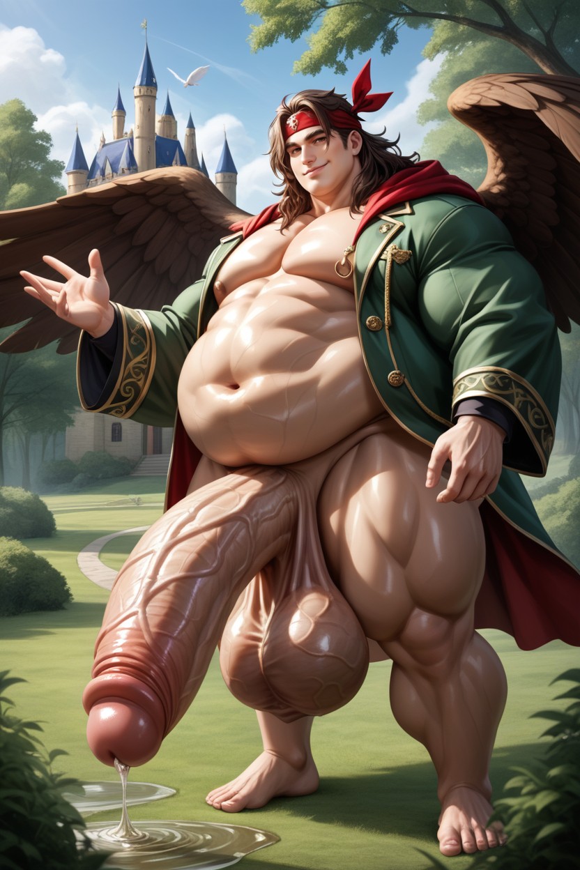 Thick Thighs, Tibarn, Hyper Massive Fat Ass AI Gay Porn