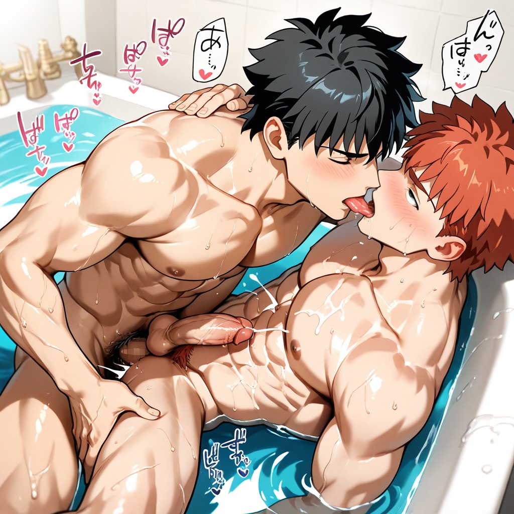 Males Only, Shirou Has V Shape Abs And Nice Obliques, 25+ AI Gay Porn