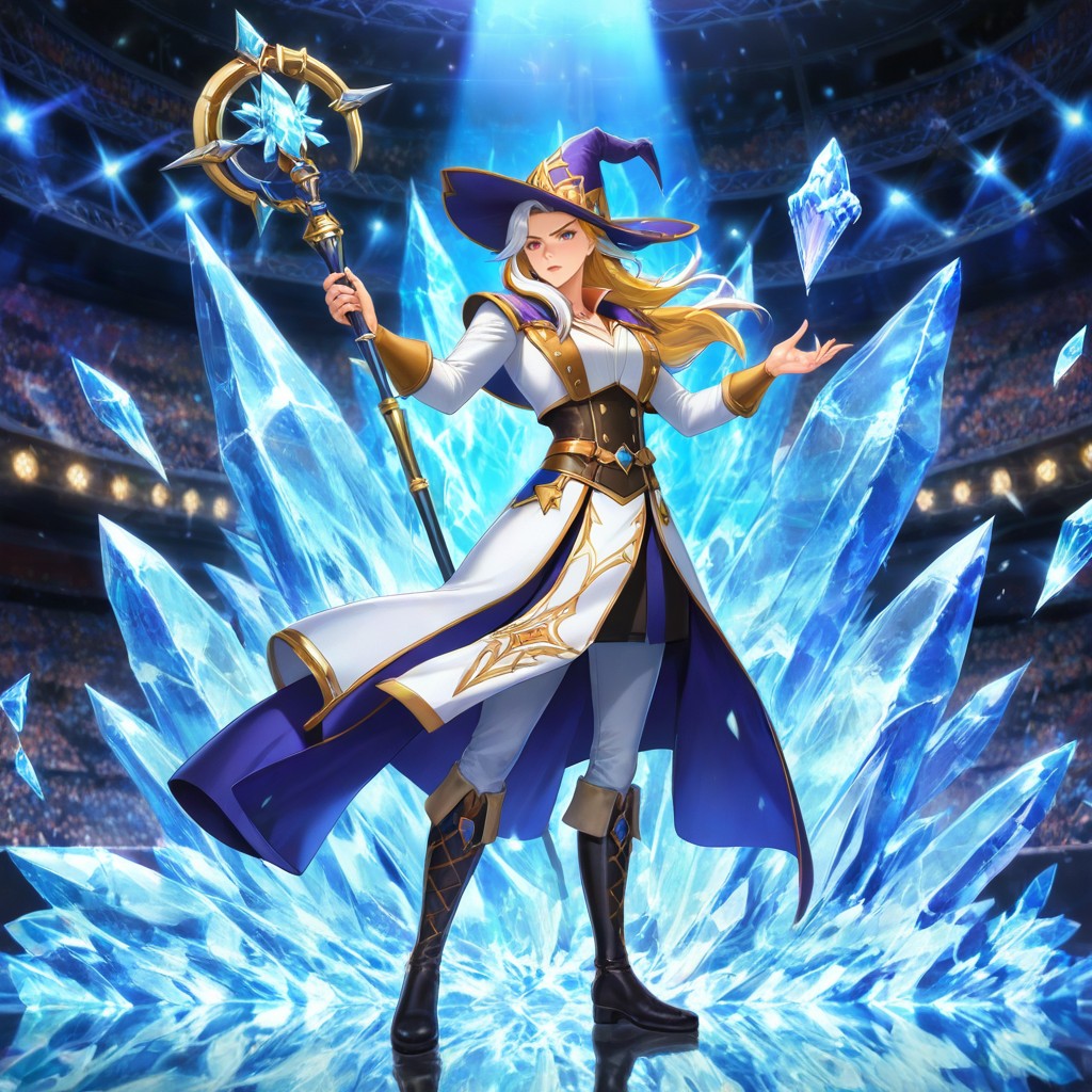 Witch Hat, Ice Power, Elegant And Majestic AI Gay Porn