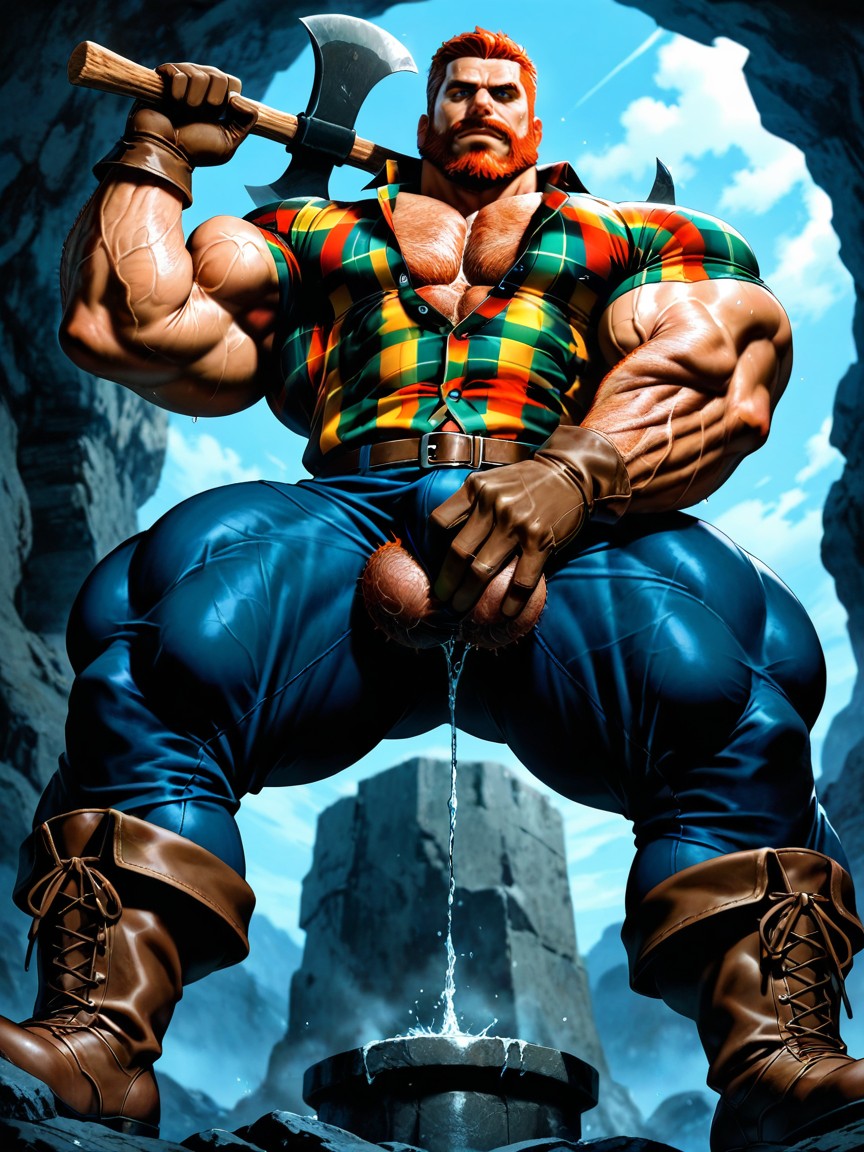 Dense Body Hair, Highly Detailed, High Detail AI Gay Porn