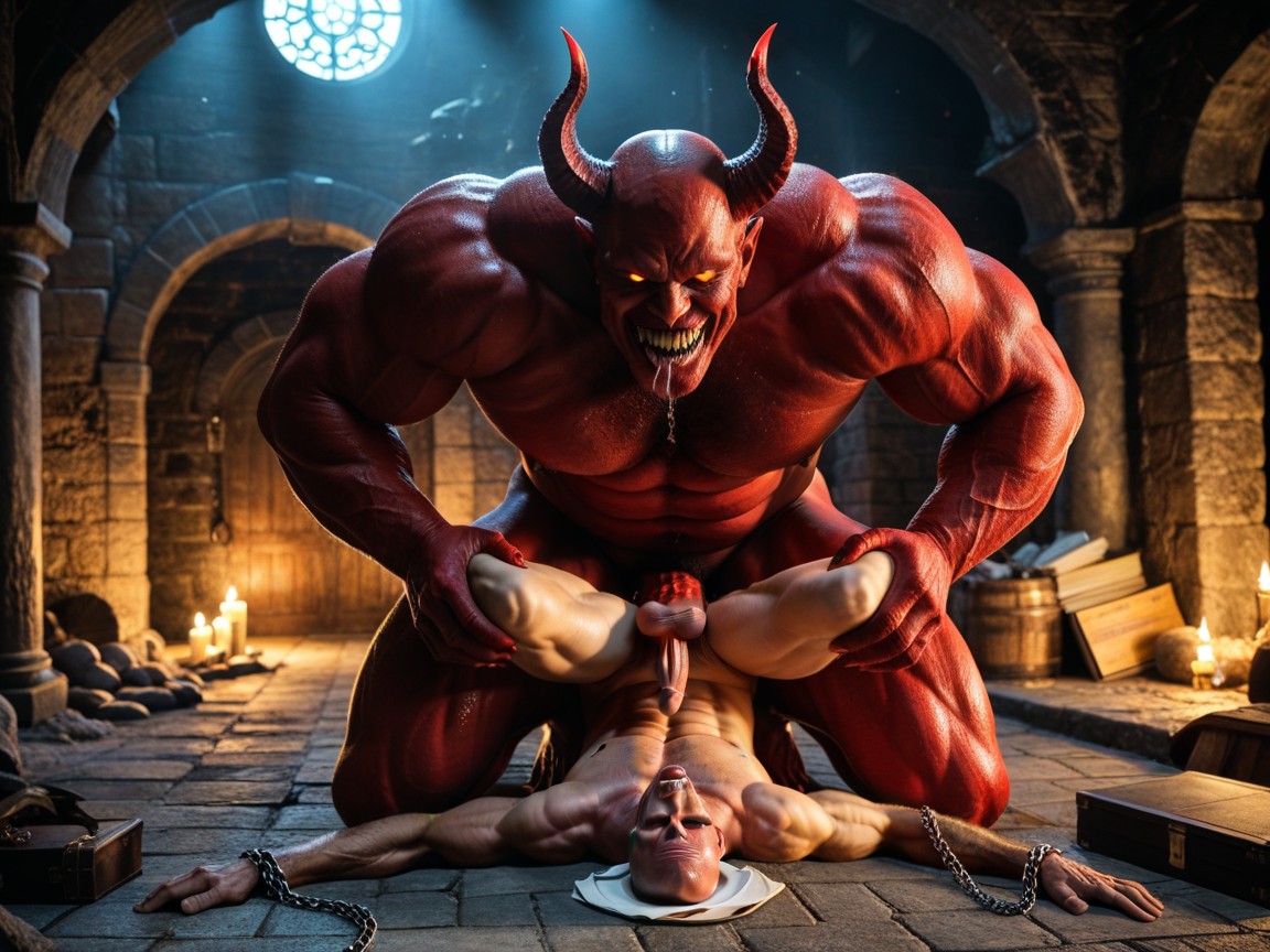 Full Nelson, No Mercy, Dungeon AI Gay Porn