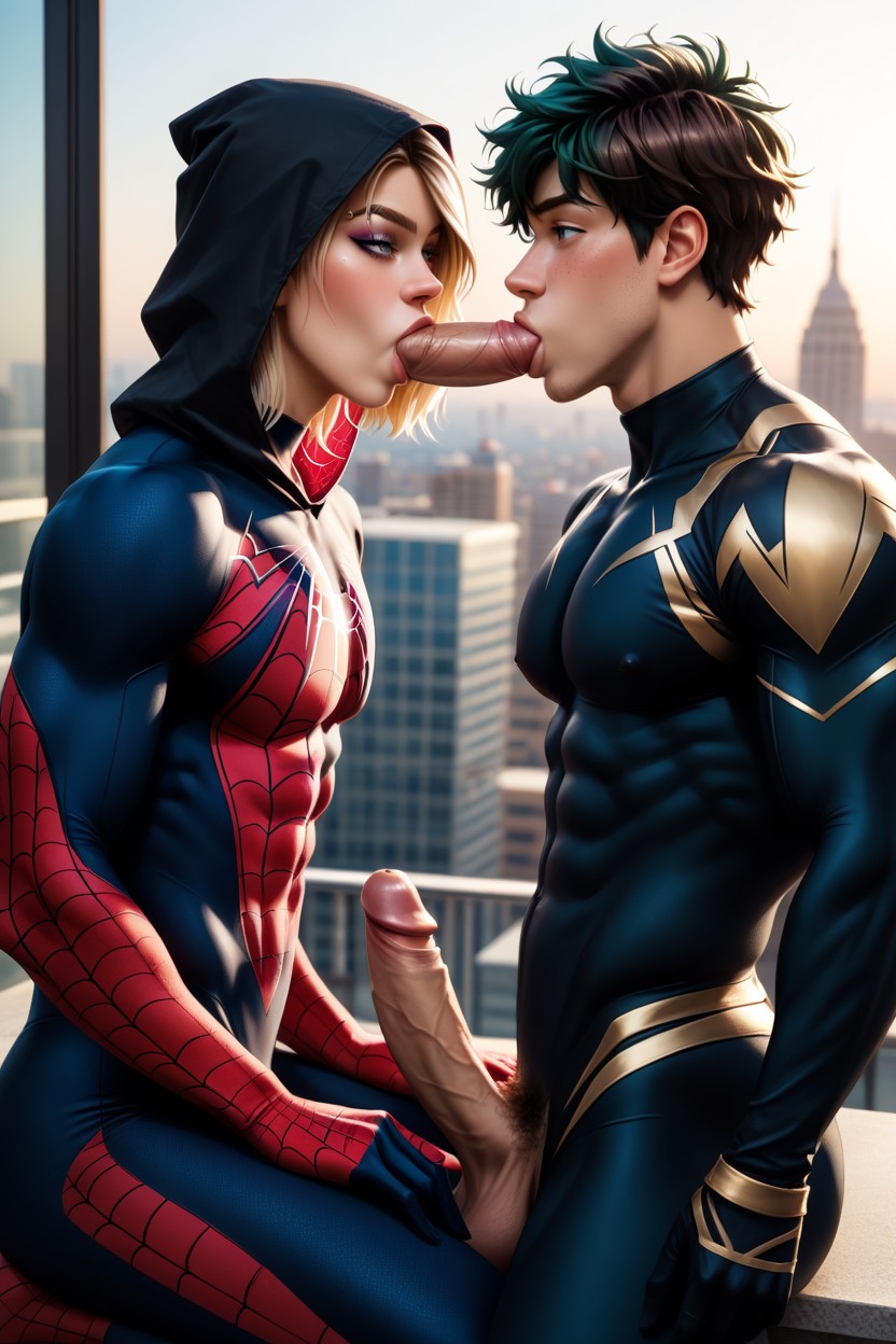 Grande, Cosplay, Pastel Cityscape Porno gay IA