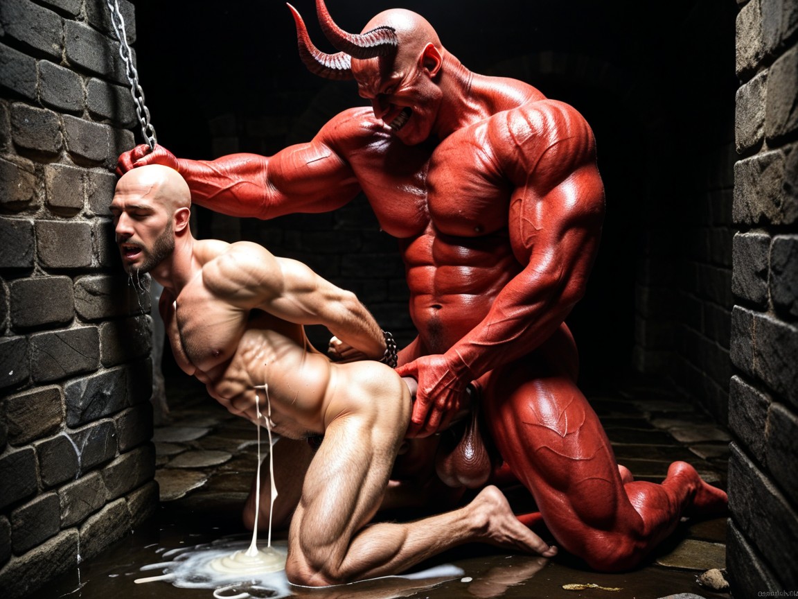 Meaty Ass, Giant Monster, Sex Demon Porno gay IA