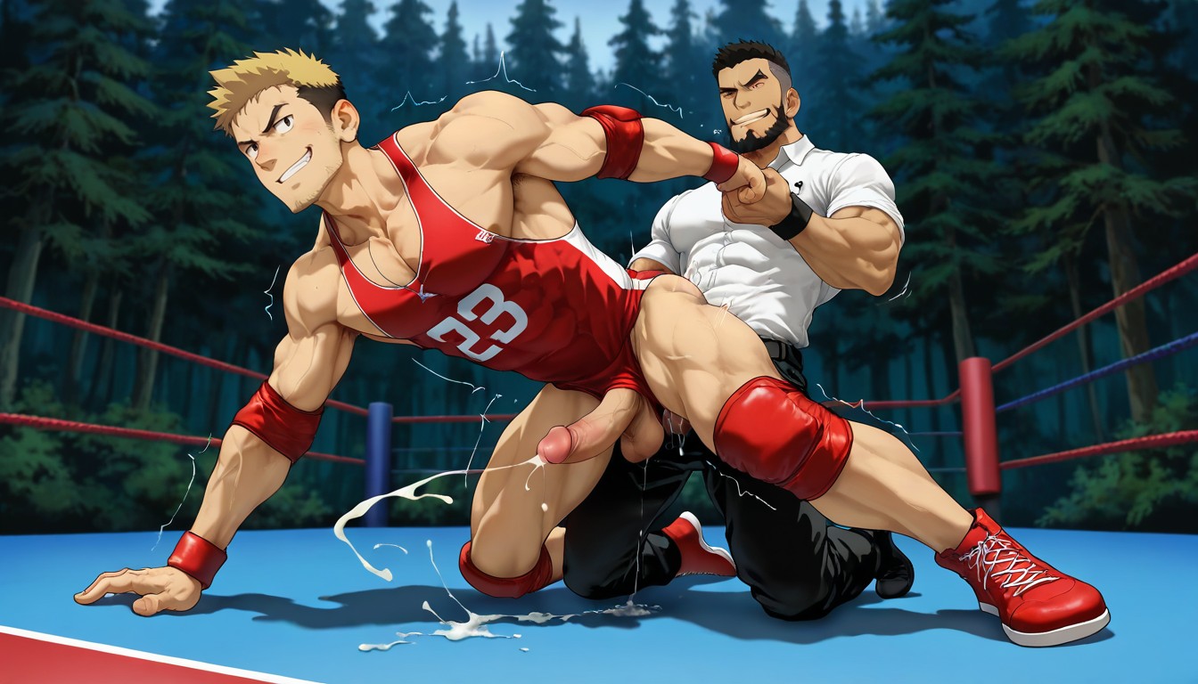 Grabbing Penis, Hdr, Focus On Visible Penis AI Gay Porn