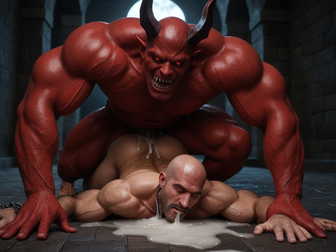 Meaty Ass, Dungeon, Aggressive Anal Pounding Balls Deep AI Gay Porn